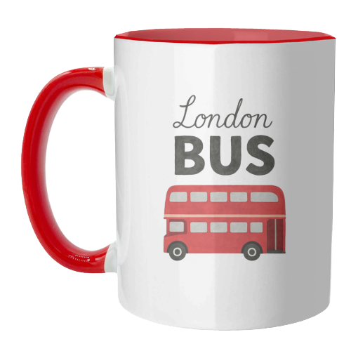 Iconic London Bus! - unique mug by The Yellow Box