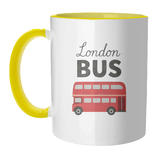 Iconic London Bus! - unique mug by The Yellow Box