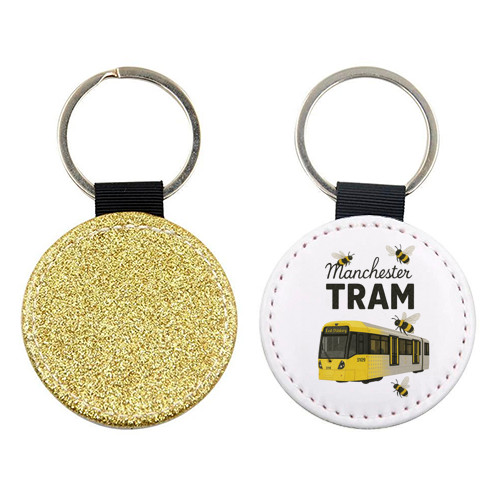 Iconic Manchester Tram! - keyring by The Yellow Box