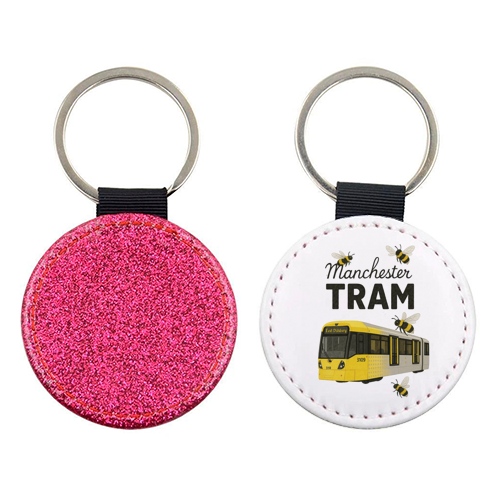Iconic Manchester Tram! - keyring by The Yellow Box