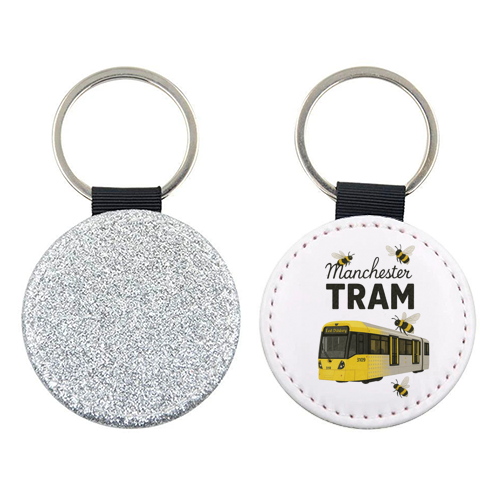 Iconic Manchester Tram! - keyring by The Yellow Box