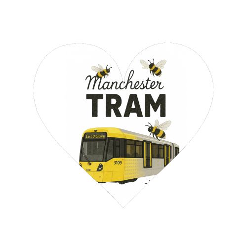Iconic Manchester Tram! - Magnet by The Yellow Box