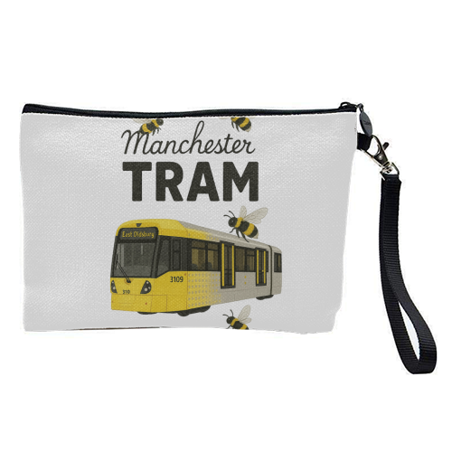 Iconic Manchester Tram! - pretty makeup bag by The Yellow Box