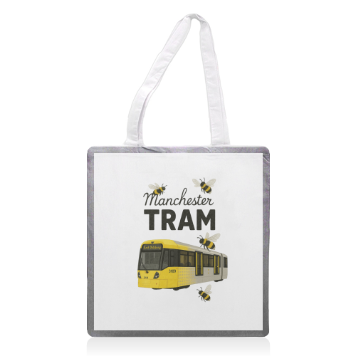 Iconic Manchester Tram! - printed canvas tote bag by The Yellow Box