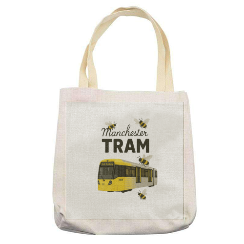Iconic Manchester Tram! - printed canvas tote bag by The Yellow Box