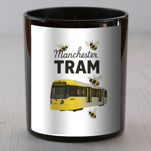 Iconic Manchester Tram! - scented candle by The Yellow Box