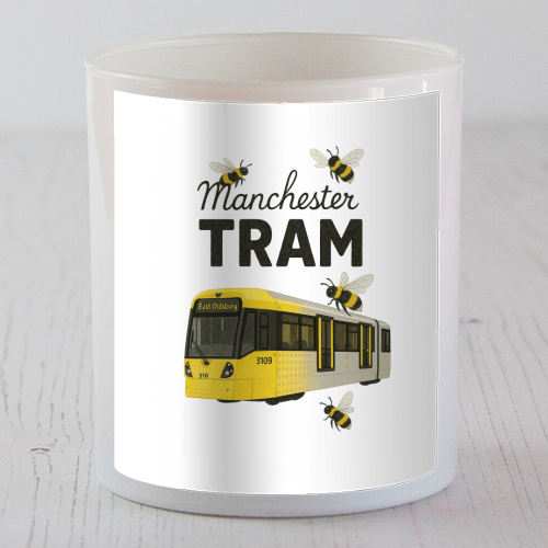 Iconic Manchester Tram! - scented candle by The Yellow Box