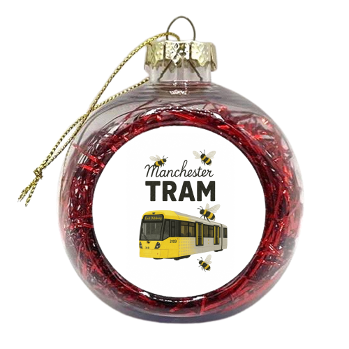 Iconic Manchester Tram! - xmas bauble by The Yellow Box