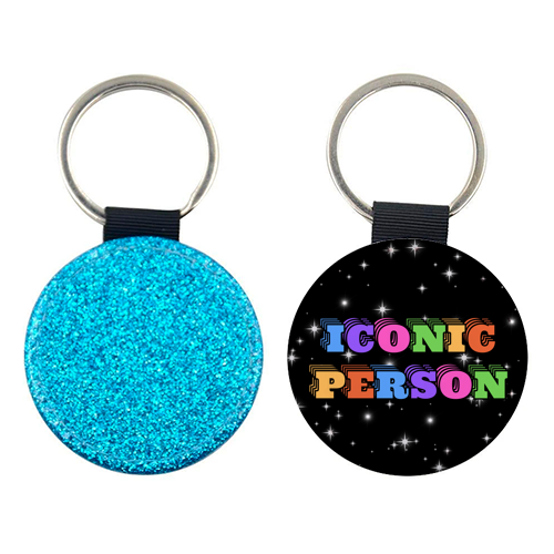 Iconic Person - keyring by Nida Designs