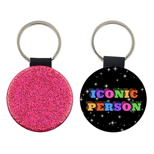 Iconic Person - keyring by Nida Designs