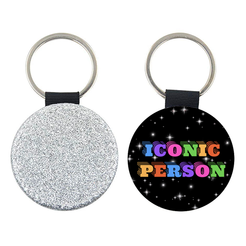 Iconic Person - keyring by Nida Designs