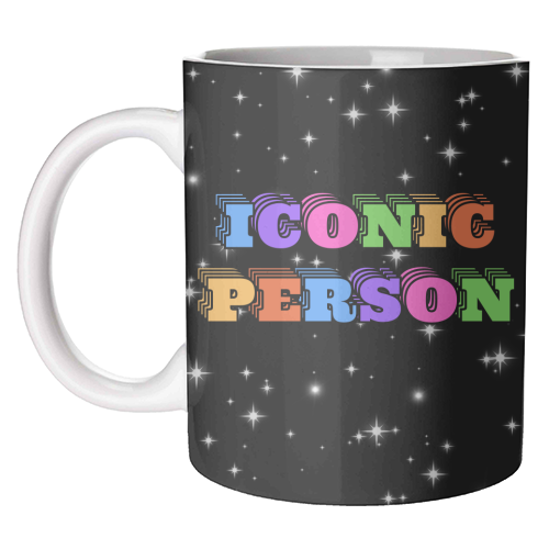 Iconic Person - unique mug by Nida Designs