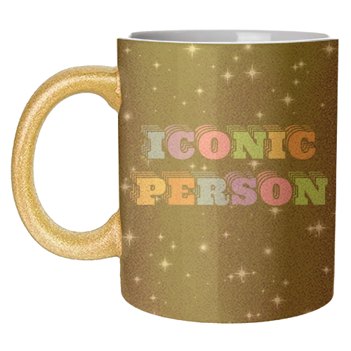 Iconic Person - unique mug by Nida Designs