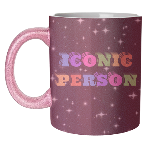 Iconic Person - unique mug by Nida Designs