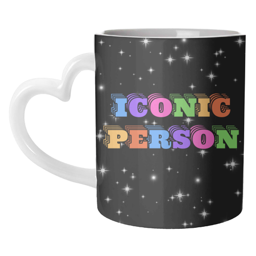 Iconic Person - unique mug by Nida Designs