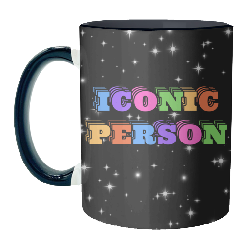 Iconic Person - unique mug by Nida Designs