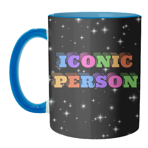 Iconic Person - unique mug by Nida Designs