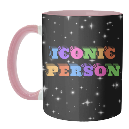 Iconic Person - unique mug by Nida Designs