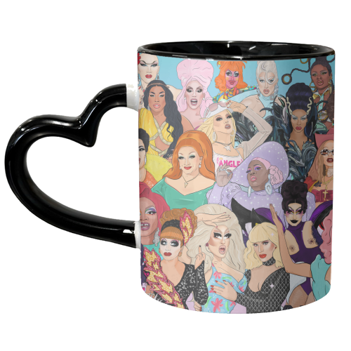 Icons Only - Ru Paul's Drag Race - unique mug by The Queer Store