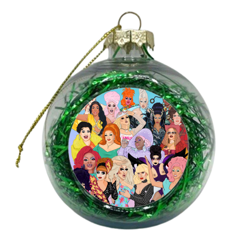 Icons Only - Ru Paul's Drag Race - xmas bauble by The Queer Store