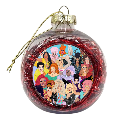 Icons Only - Ru Paul's Drag Race - xmas bauble by The Queer Store