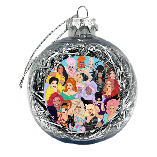 Icons Only - Ru Paul's Drag Race - xmas bauble by The Queer Store