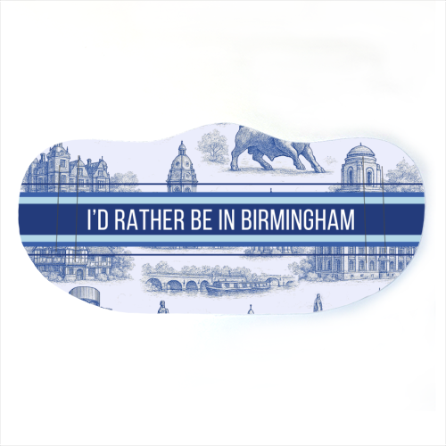 I'd rather be in Birmingham - face cover mask by Lilly Rose