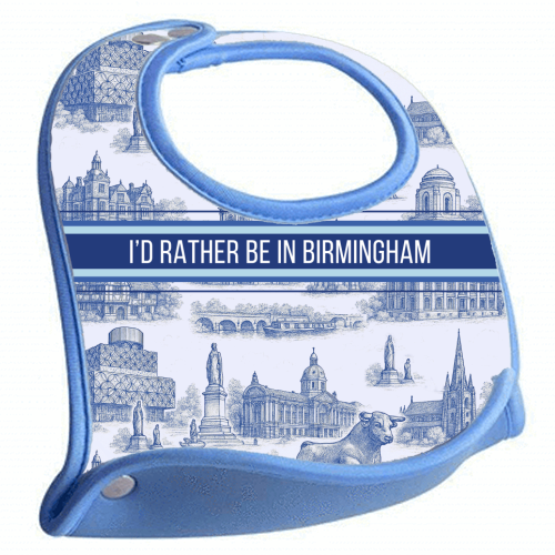 I'd rather be in Birmingham - feeding bib by Lilly Rose