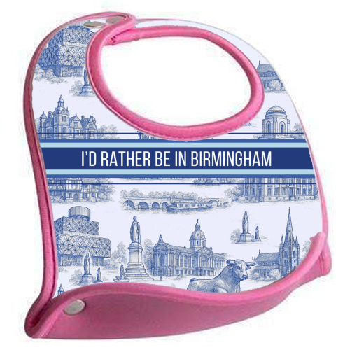 I'd rather be in Birmingham - feeding bib by Lilly Rose