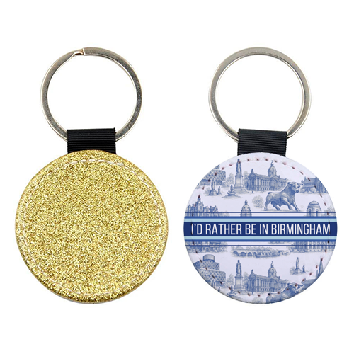 I'd rather be in Birmingham - keyring by Lilly Rose
