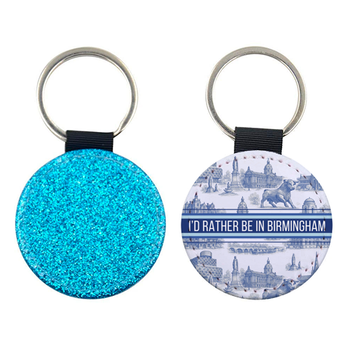 I'd rather be in Birmingham - keyring by Lilly Rose