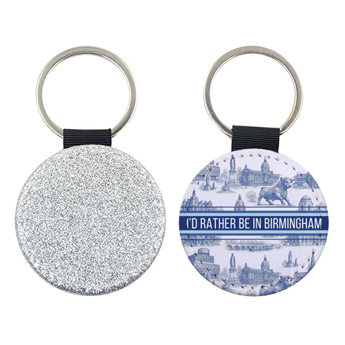 I'd rather be in Birmingham - keyring by Lilly Rose