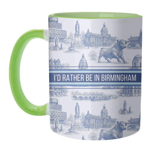 I'd rather be in Birmingham - unique mug by Lilly Rose