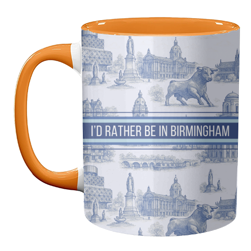 I'd rather be in Birmingham - unique mug by Lilly Rose