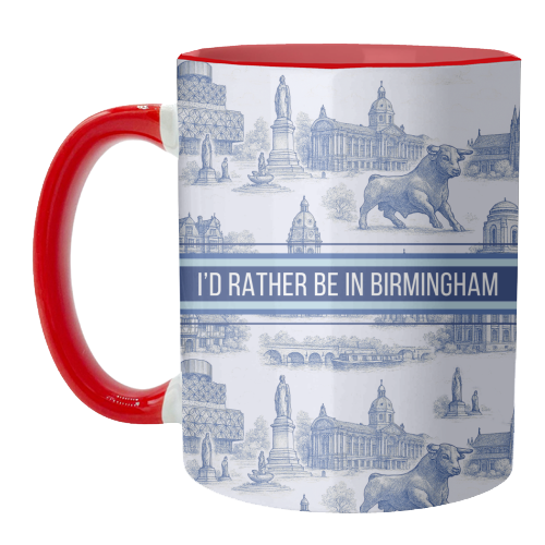 I'd rather be in Birmingham - unique mug by Lilly Rose