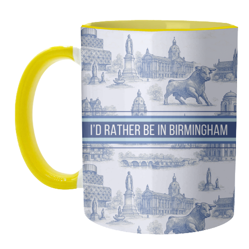 I'd rather be in Birmingham - unique mug by Lilly Rose
