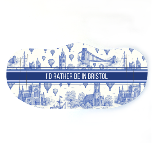 I'd Rather Be In Bristol - face cover mask by Lilly Rose