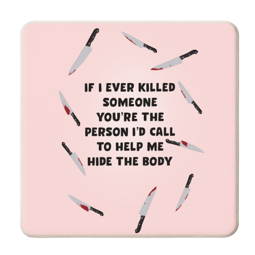 If I Ever.. - personalised beer coaster by Pink and Pip