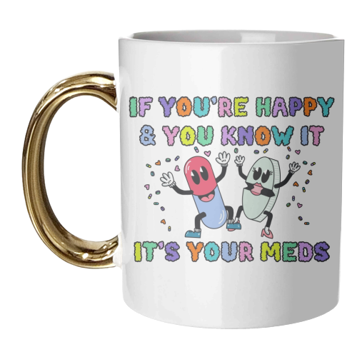 If you're happy & you know it - unique mug by Wallace Elizabeth