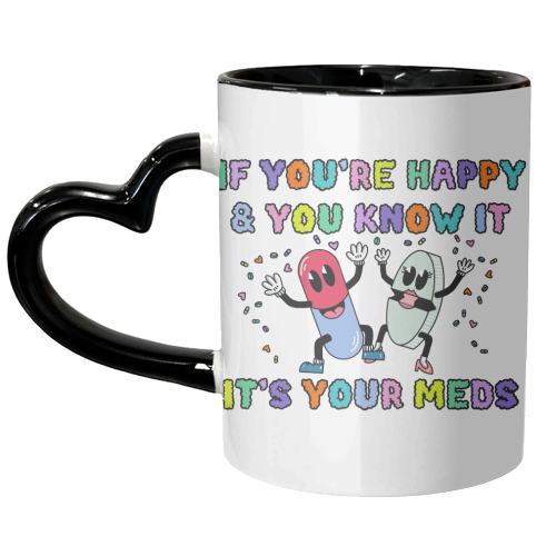 If you're happy & you know it - unique mug by Wallace Elizabeth