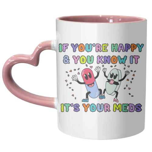 If you're happy & you know it - unique mug by Wallace Elizabeth
