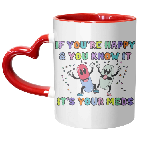 If you're happy & you know it - unique mug by Wallace Elizabeth