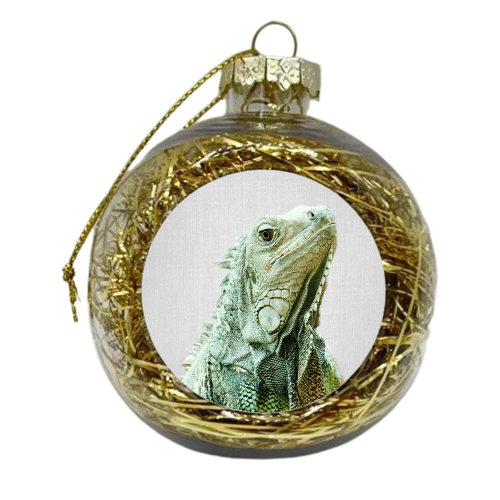Iguana - Colorful - xmas bauble by Gal Design