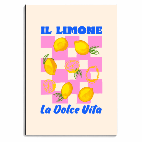 Il Limone La Dolce Vita Retro - personalised A4, A5, A6 notebook by EZbie
