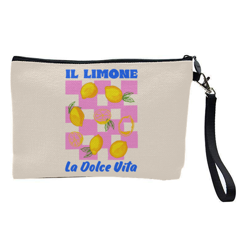 Il Limone La Dolce Vita Retro - pretty makeup bag by EZbie
