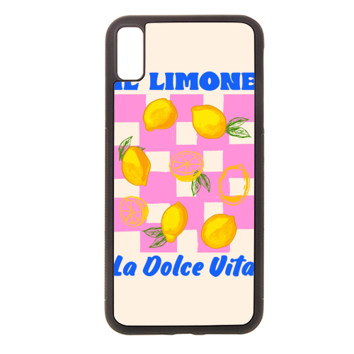 Il Limone La Dolce Vita Retro - stylish phone case by EZbie