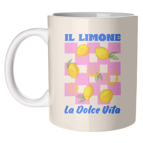 Il Limone La Dolce Vita Retro - unique mug by EZbie
