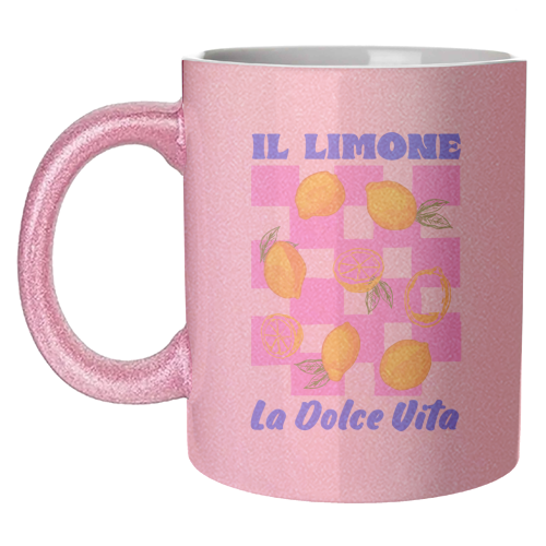 Il Limone La Dolce Vita Retro - unique mug by EZbie
