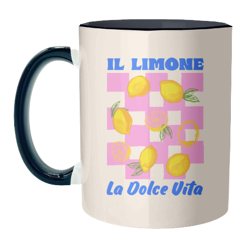 Il Limone La Dolce Vita Retro - unique mug by EZbie