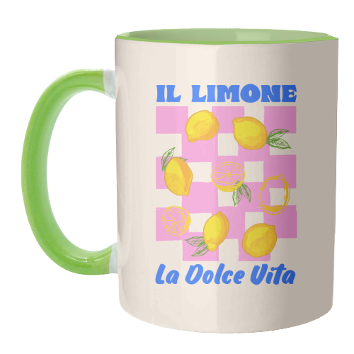 Il Limone La Dolce Vita Retro - unique mug by EZbie
